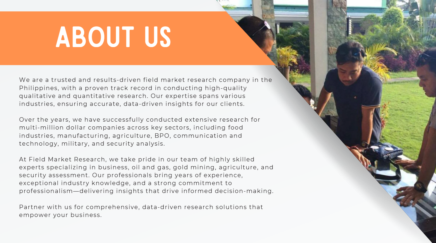 FMR fieldwork